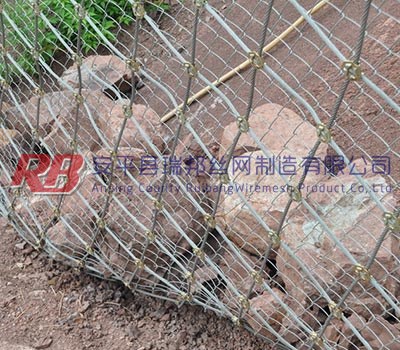 边坡防护勾花网 - 安平县瑞邦丝网制造有限公司